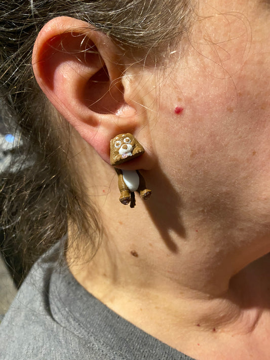Pugged In Earrings