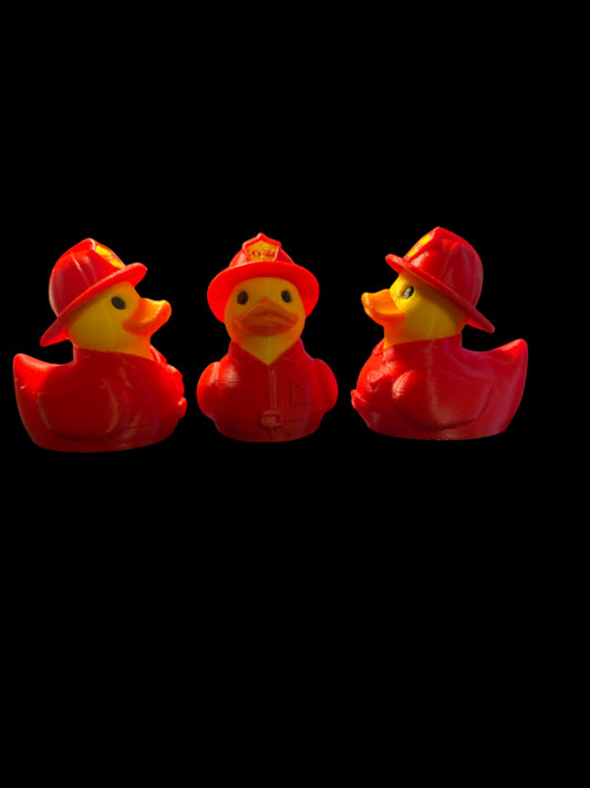 Firefighter Duck – Always Ready for Action