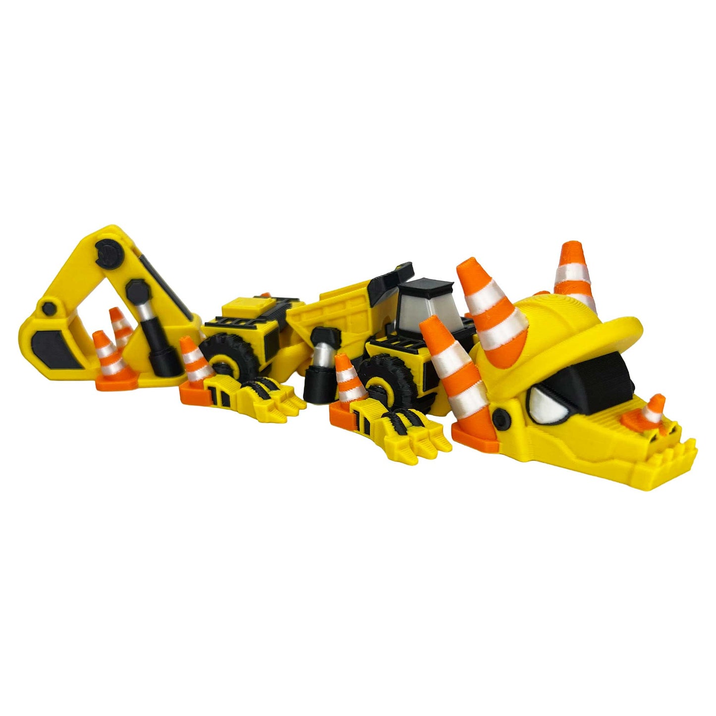 Mini Construction Dragon – 3D Printed Collectible