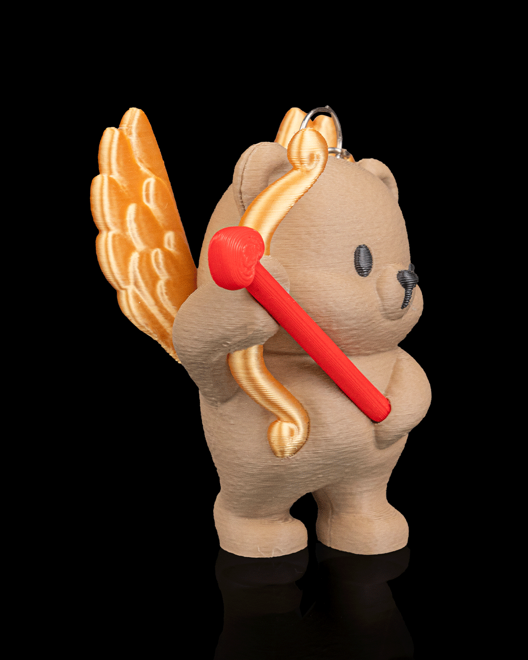Cupid Cub Bear Keychain