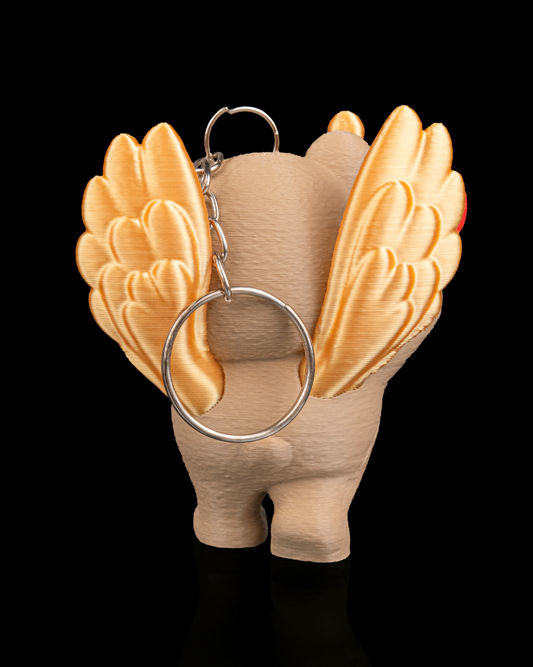 Cupid Cub Bear Keychain