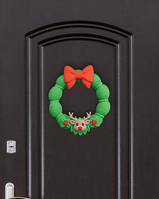 Deerly Welcome Wreath – A Door Full of Holiday Cheer!