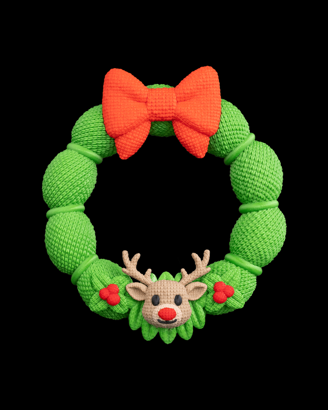 Deerly Welcome Wreath – A Door Full of Holiday Cheer!
