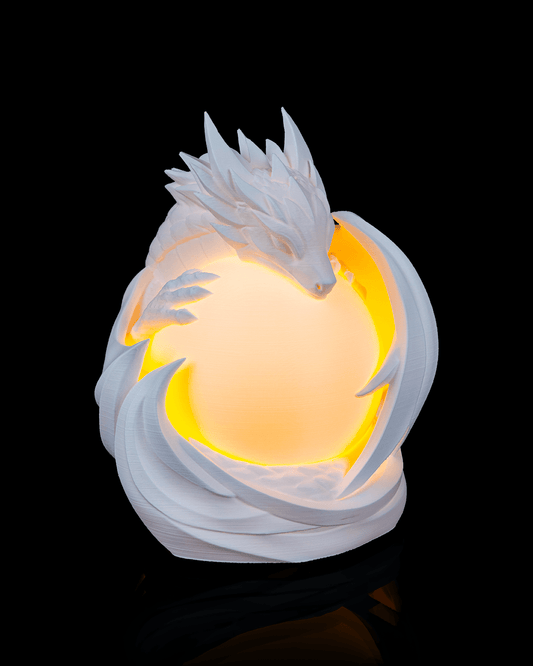 Dragon Sphere Table Lamp