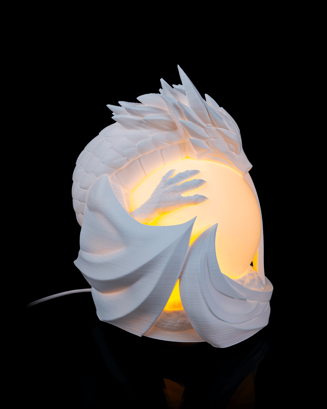 Dragon Sphere Table Lamp