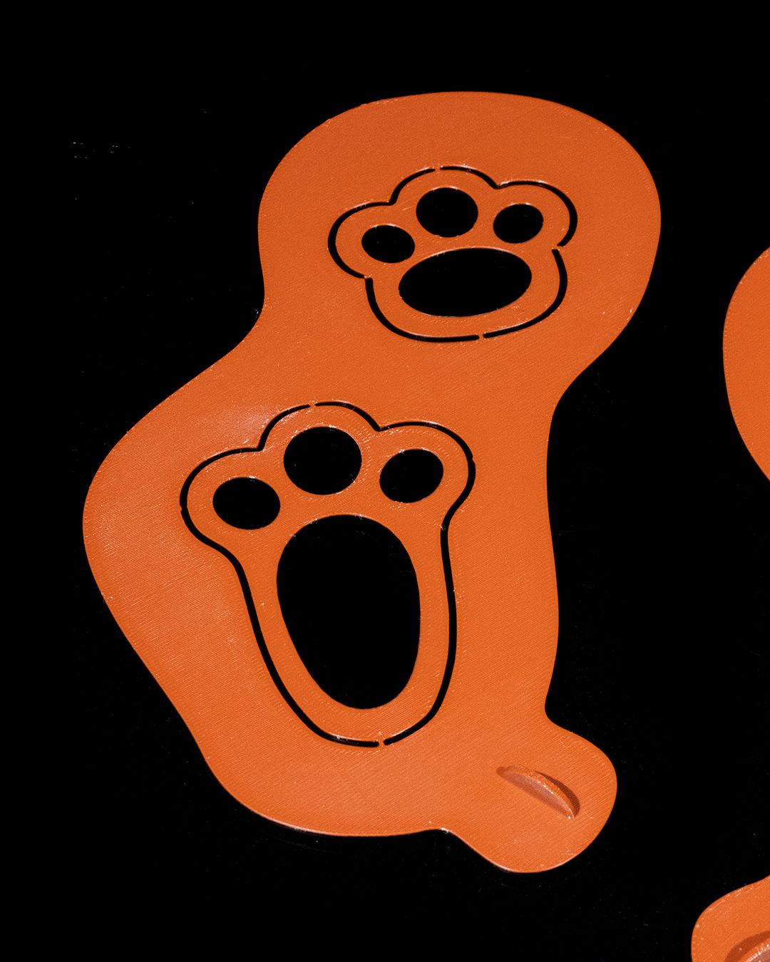 Easter Bunny Footprint Stencil (set of 6)