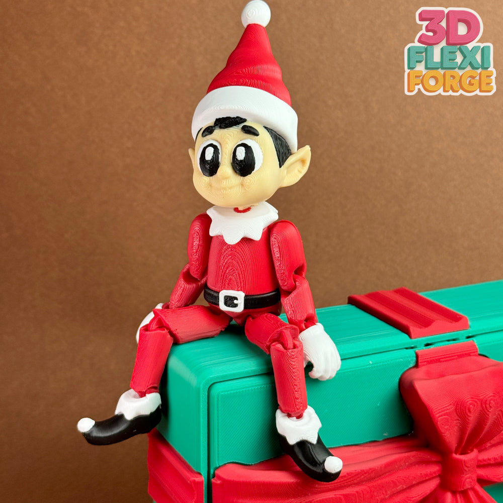 Christmas Elf in His Gift Box Set