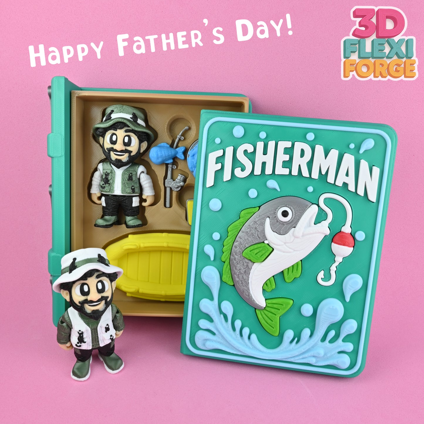 Fisherman Book Playset