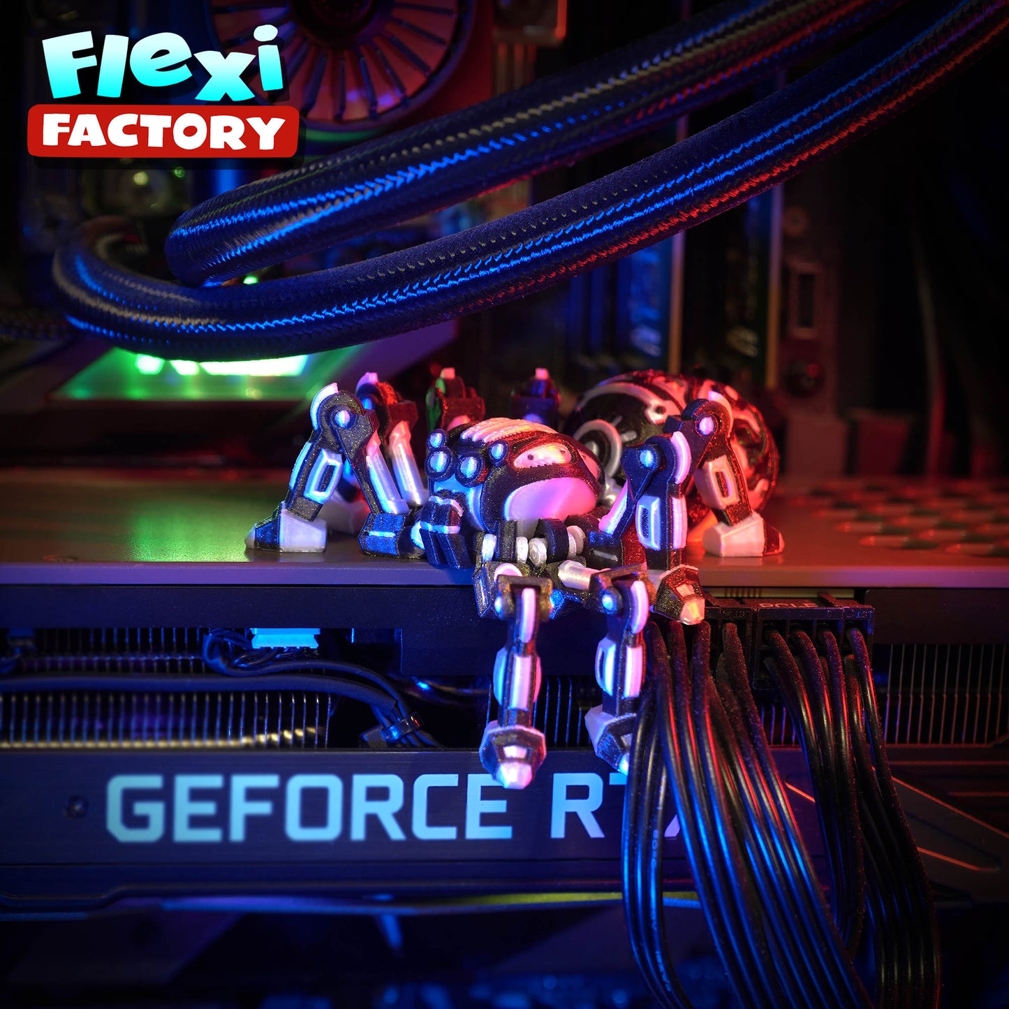 Cyber Spider – Articulated, Futuristic & Ready to Wiggle!