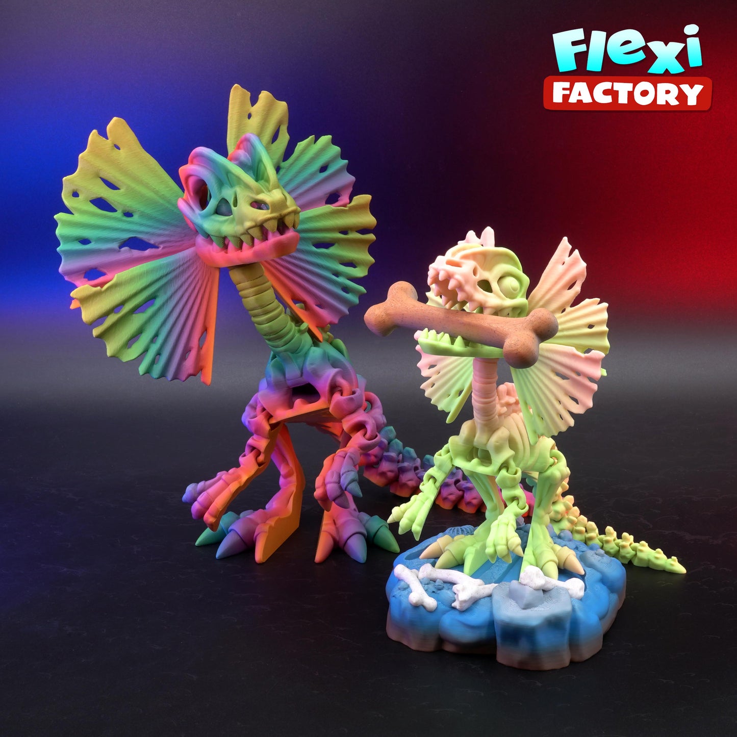 Skeletal Dilophosaurus – Fierce, Fossilized & Full of Character