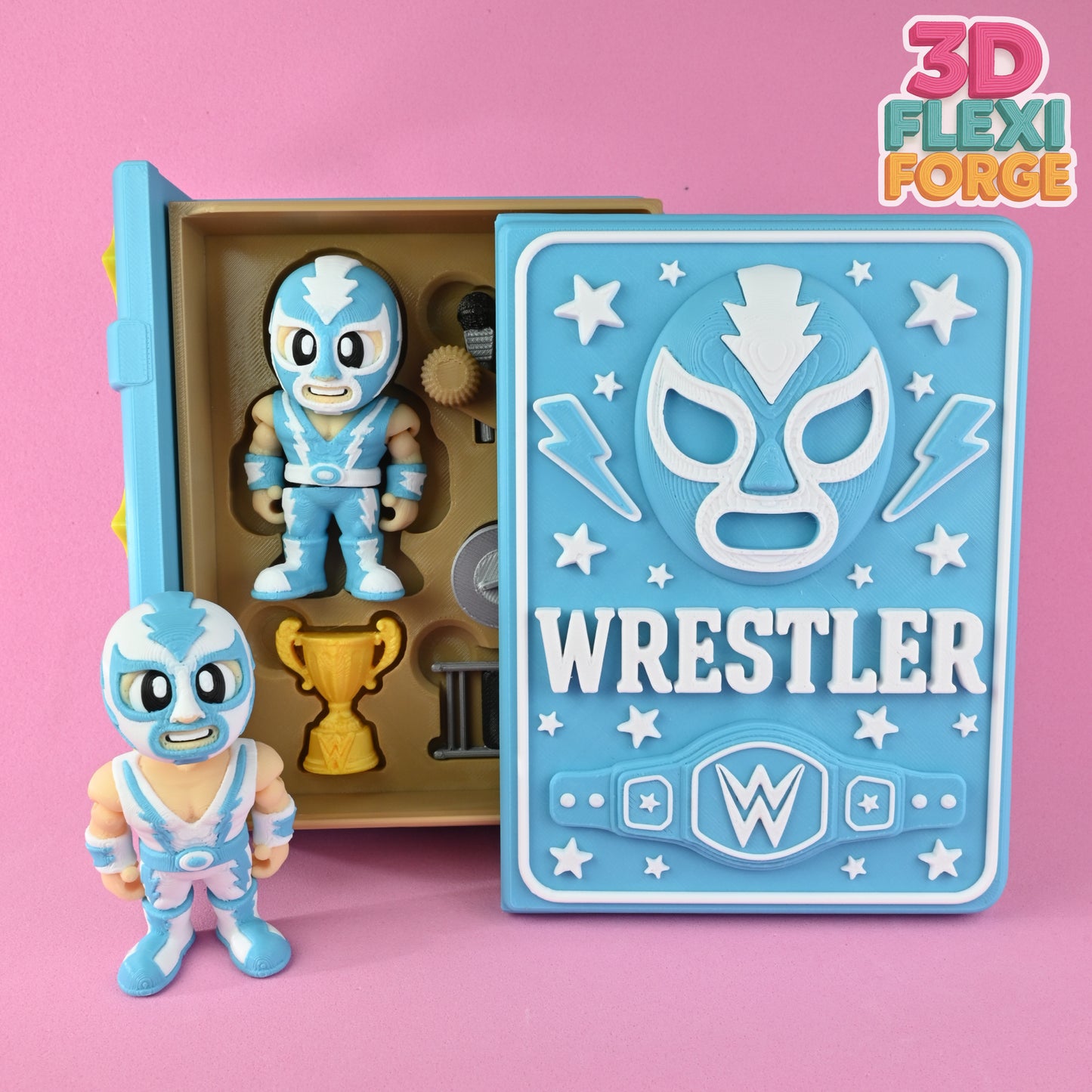 Wrestler Book Playset