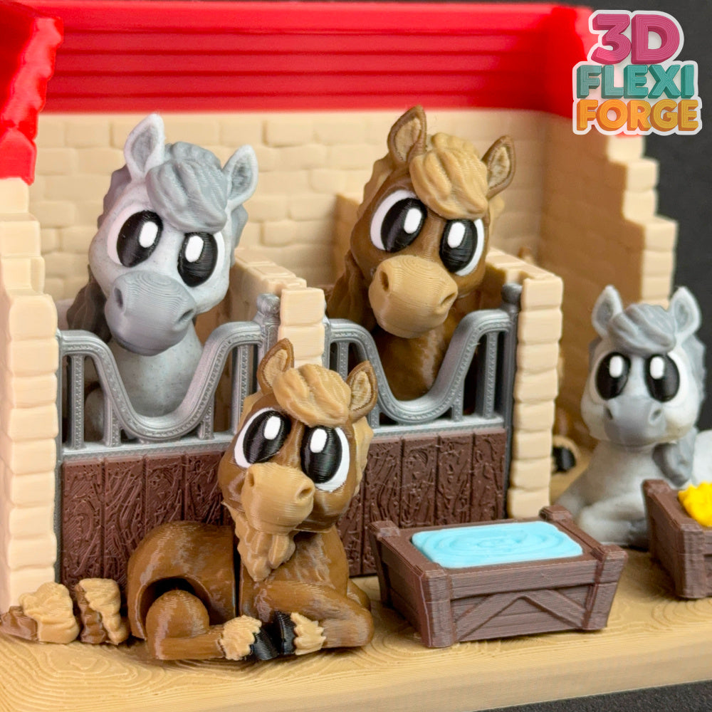 Flexi Horses & Stable Set