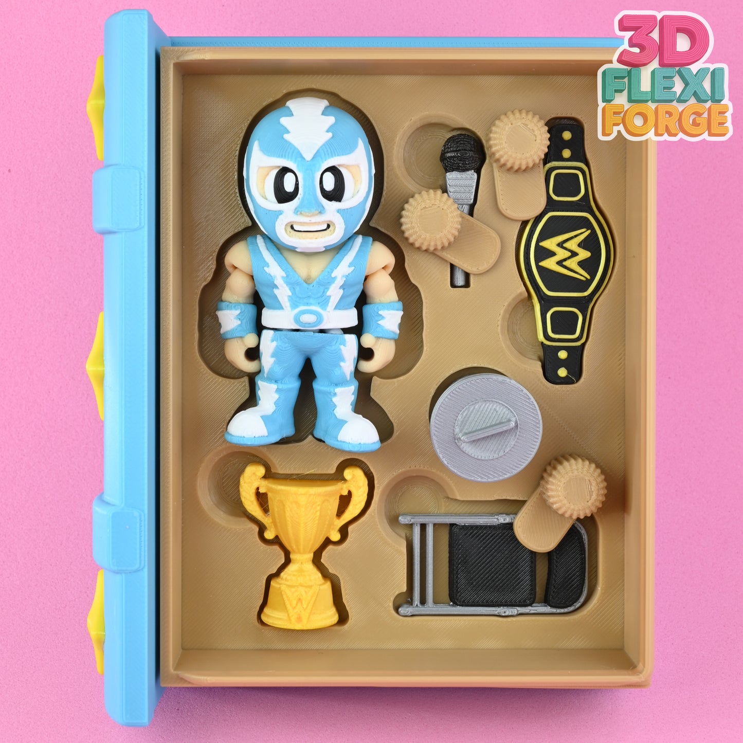 Wrestler Book Playset