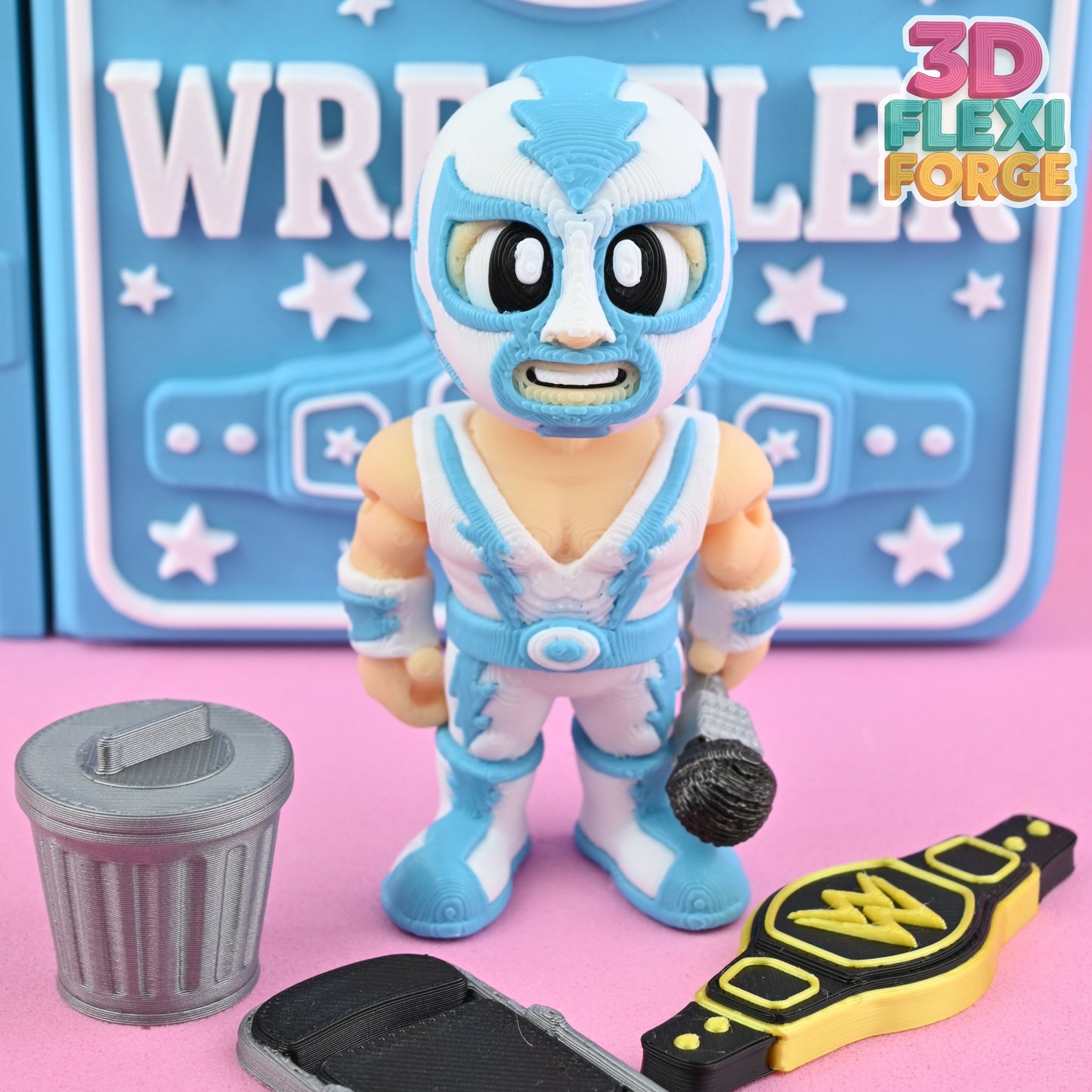 Wrestler Book Playset