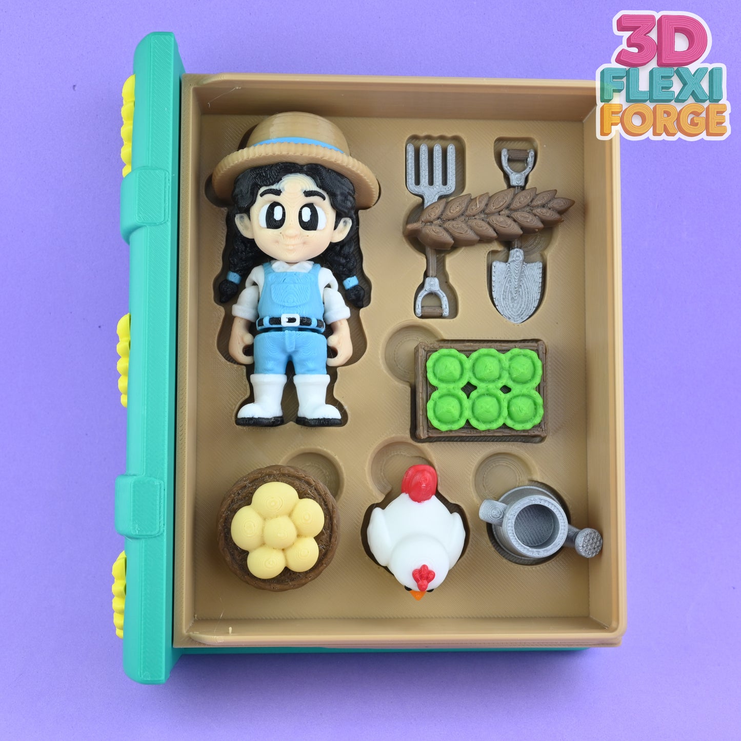 Farmer Book Playset