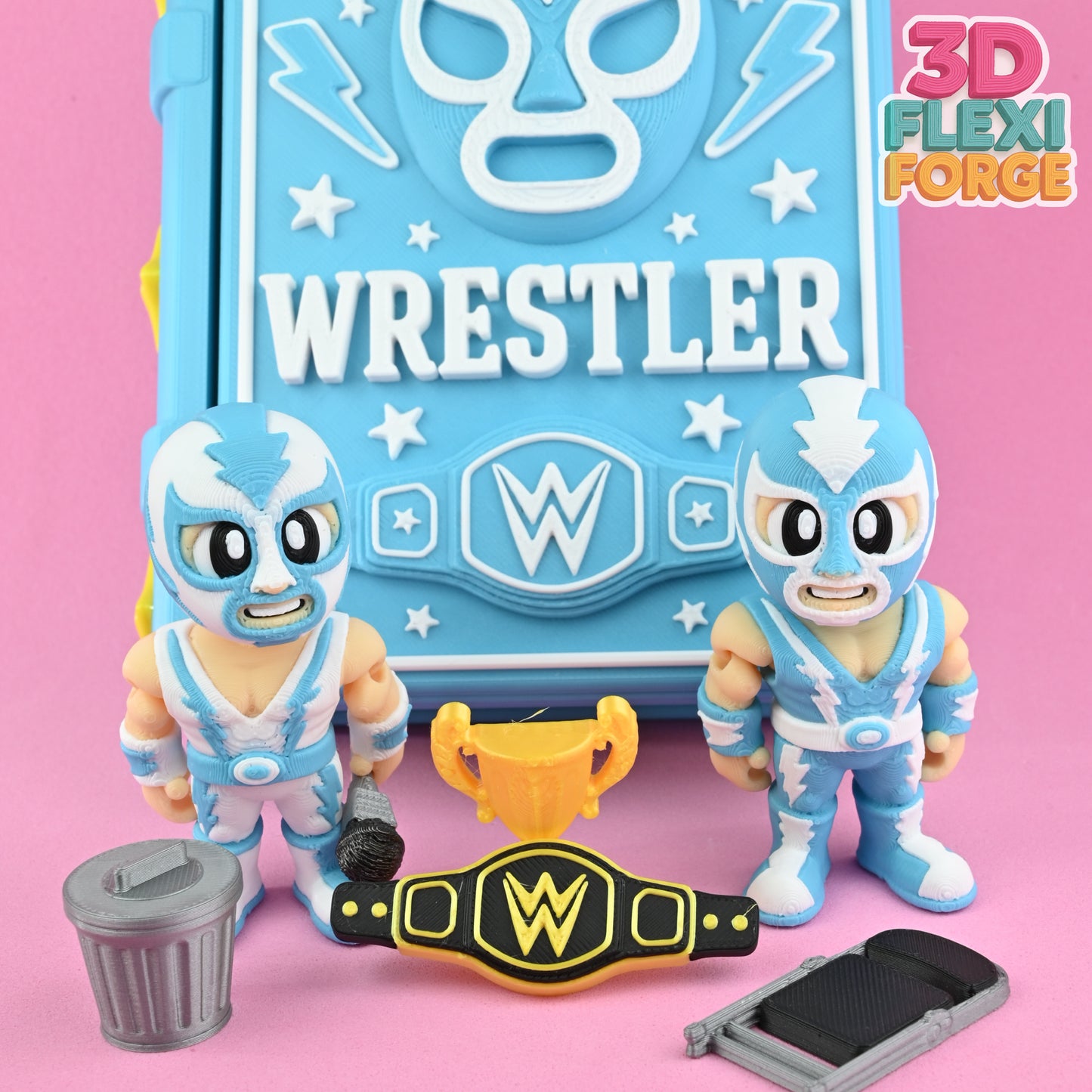Wrestler Book Playset