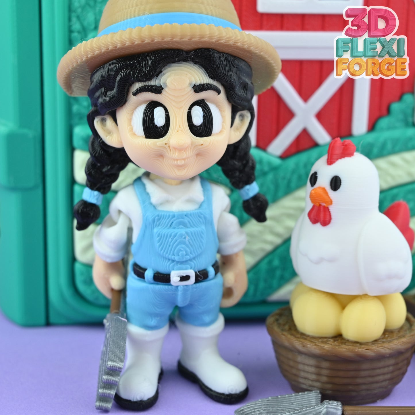 Farmer Book Playset