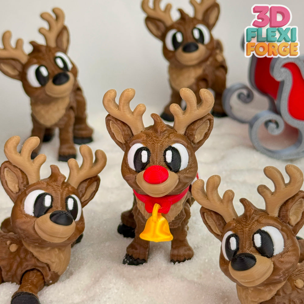 Flexi Reindeer with Sleigh – Ready to Dash Through the Snow!