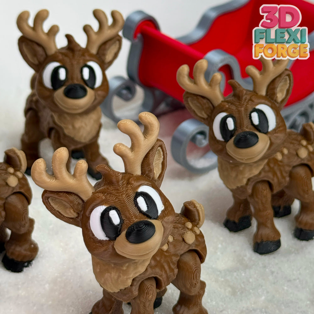 Flexi Reindeer with Sleigh – Ready to Dash Through the Snow!