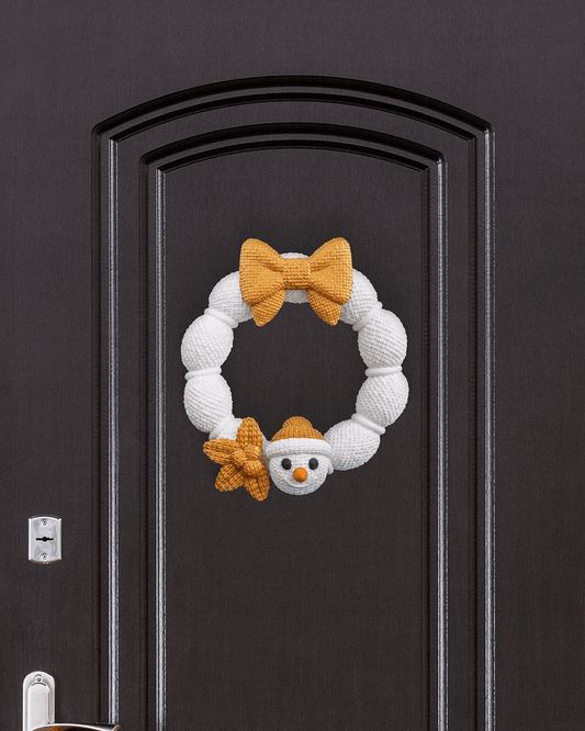Frosty’s Greeting Wreath – A Snowy Welcome for Every Guest!