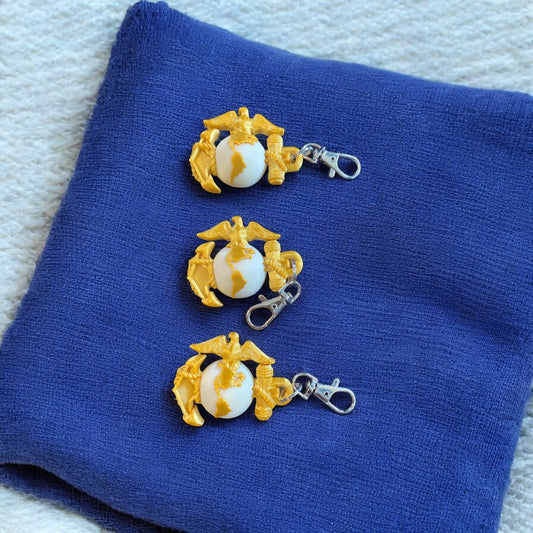 🦅 Pride in Your Pocket – USMC Emblem Keychain 🇺🇸 Designed by Steven Wolf Studio