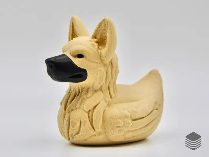 Brave, Loyal, and Ready to Quack — Meet the German Shepherd Duck!