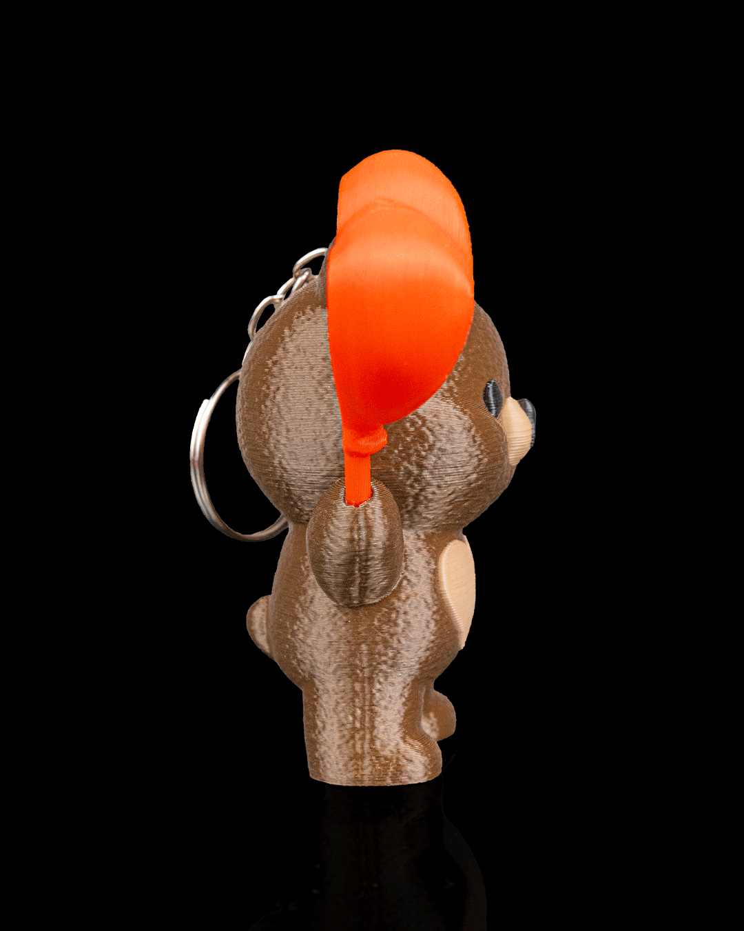 Heart Up Bear Keychain