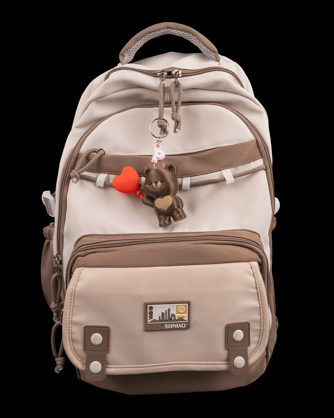 Heart Up Bear Keychain