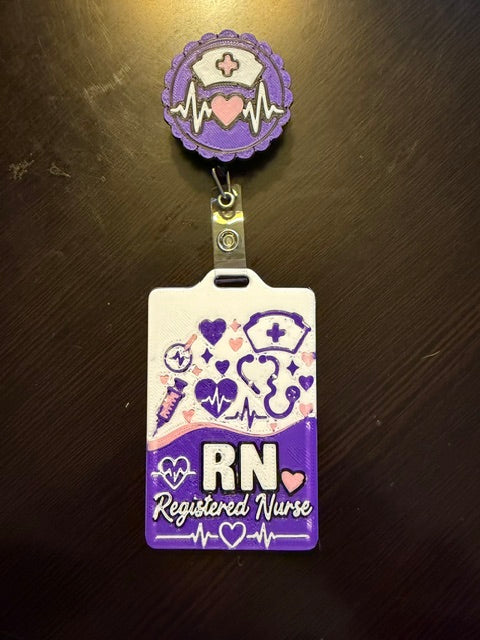 RN Badge Reel – Show Your Nursing Pride in Style!