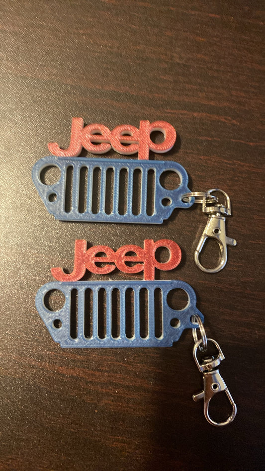 Jeep Grill Key Chain