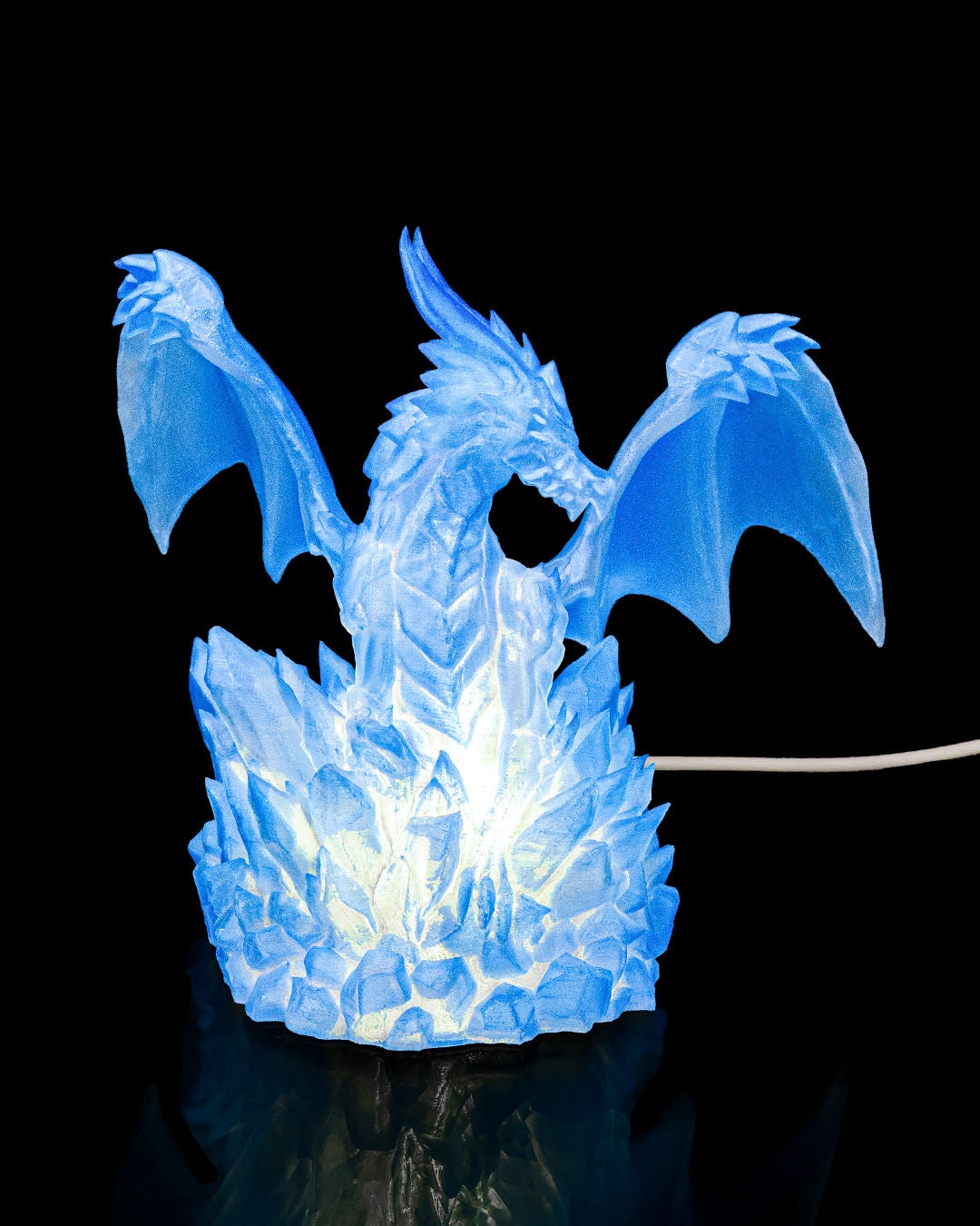 Ice and Light Table Lamp