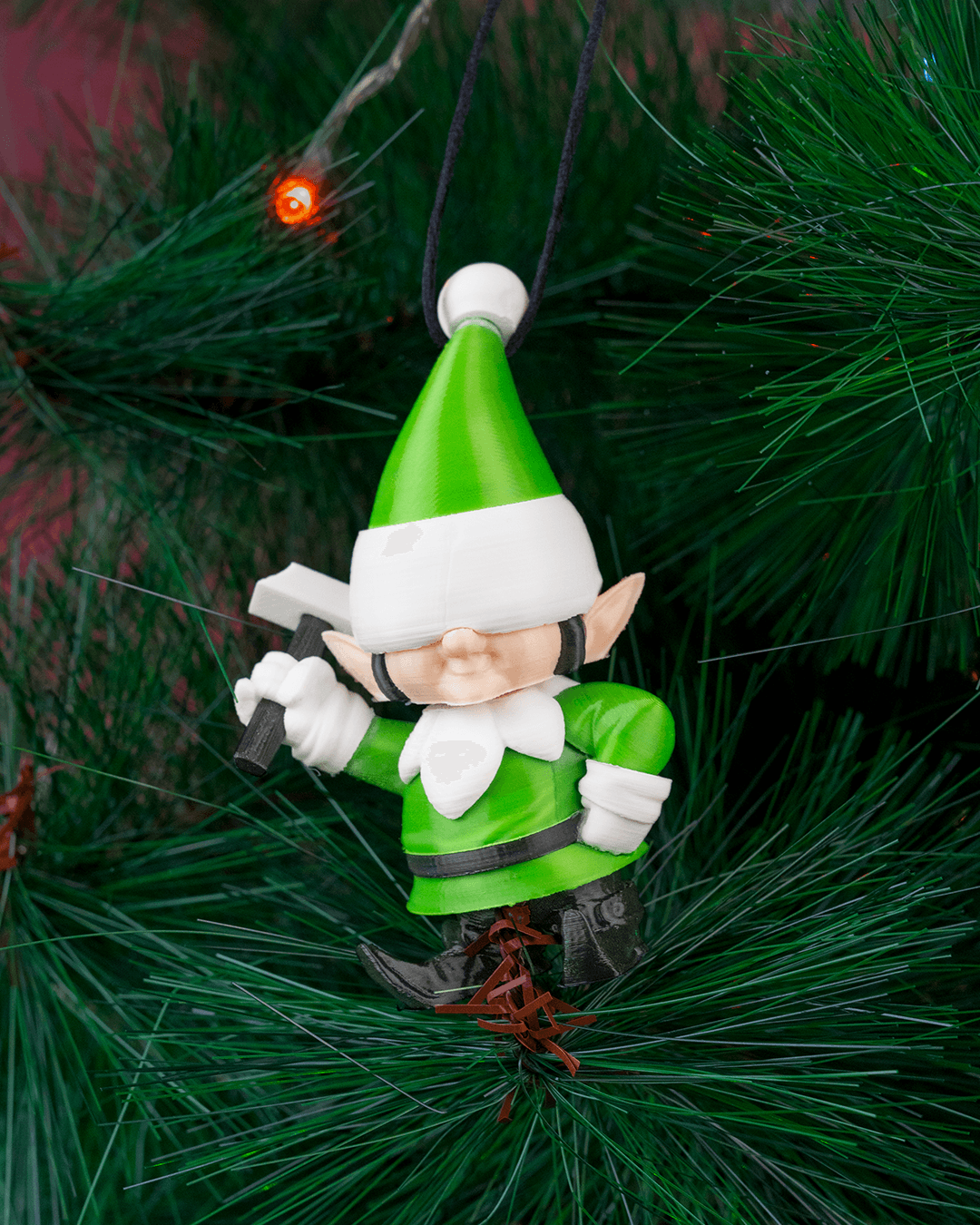 Jingle Pal Christmas Ornament – Santa’s Spirited Sidekick!