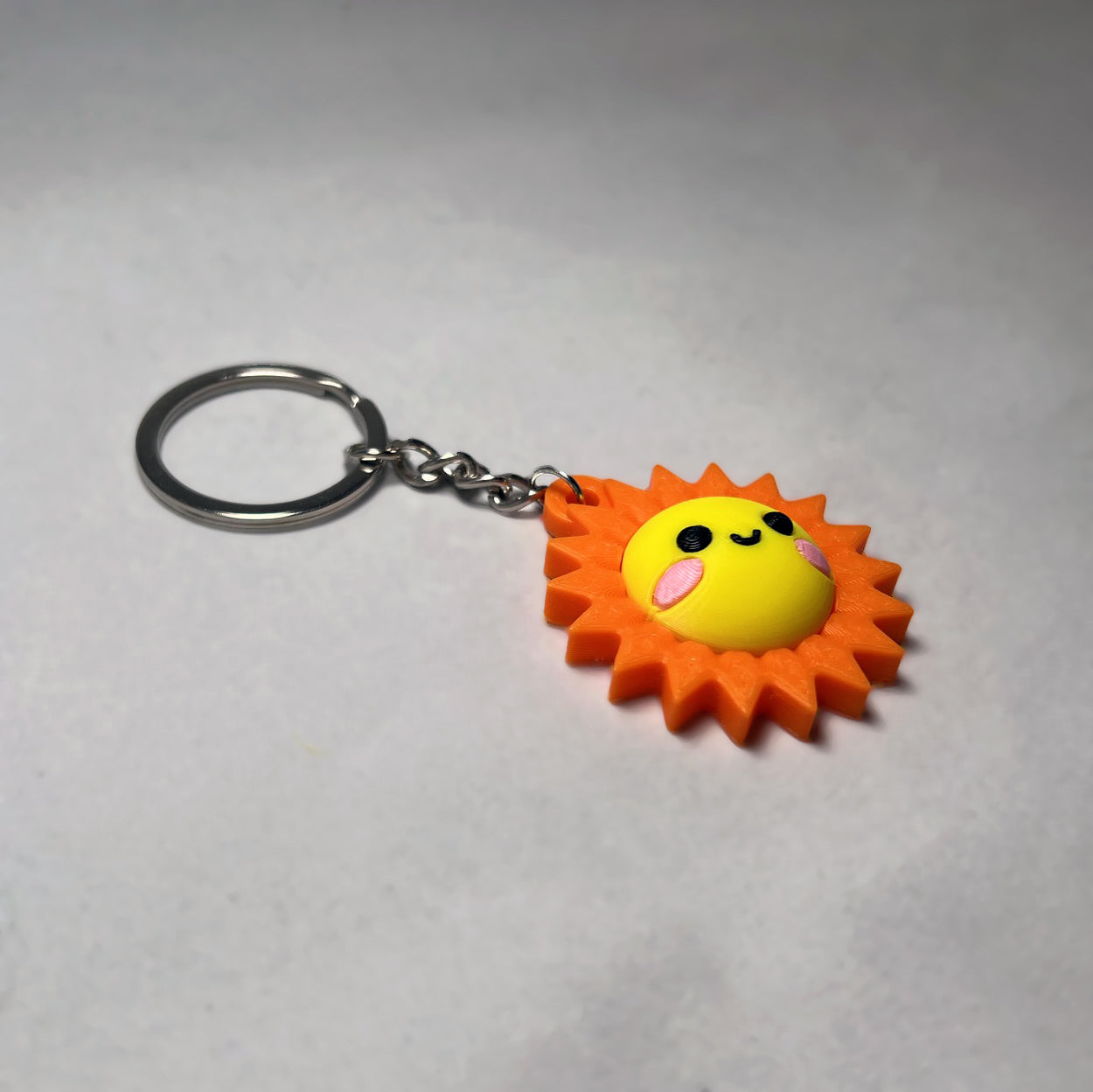 Sunflower, Daisy or Sun Keychain