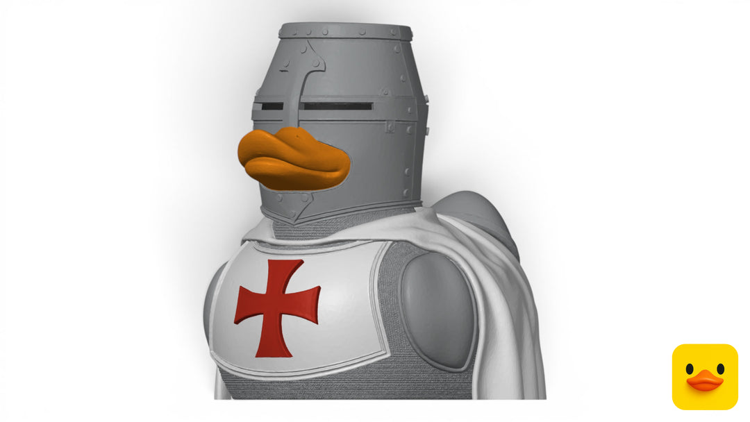 Knights of Templar Duck – Designed by Atro | 3D Printed Collectible
