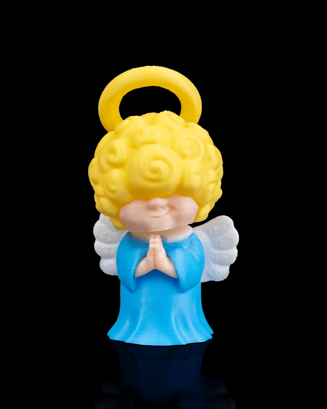 Little Angel Christmas Ornament – A Tiny Guardian of Holiday Peace