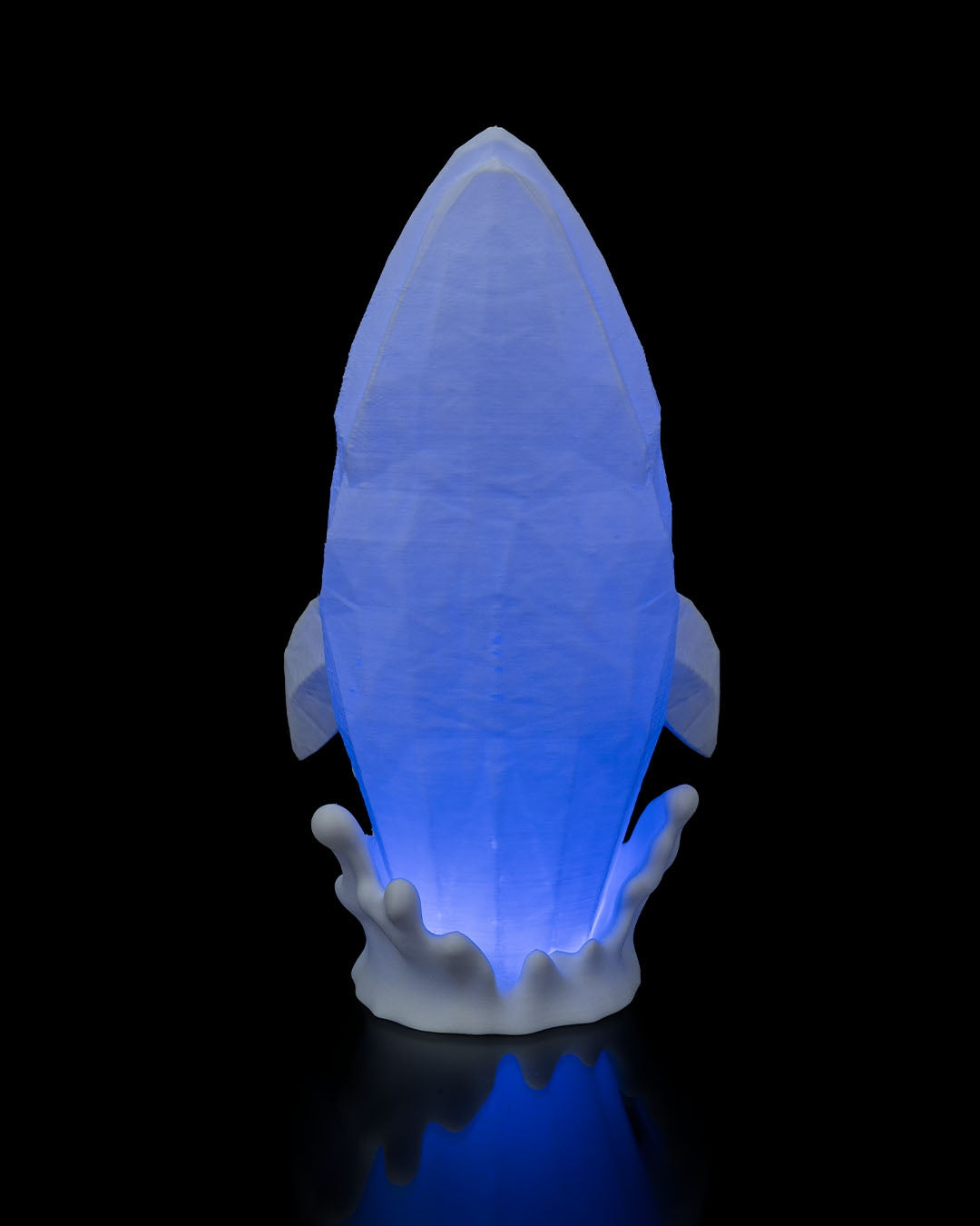 Low Poly Whale Table Lamp