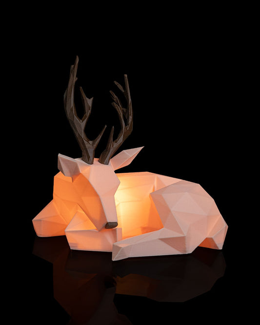 Low Poly Reindeer – Table Lamp