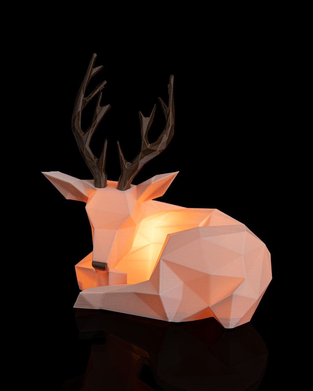 Low Poly Reindeer – Table Lamp