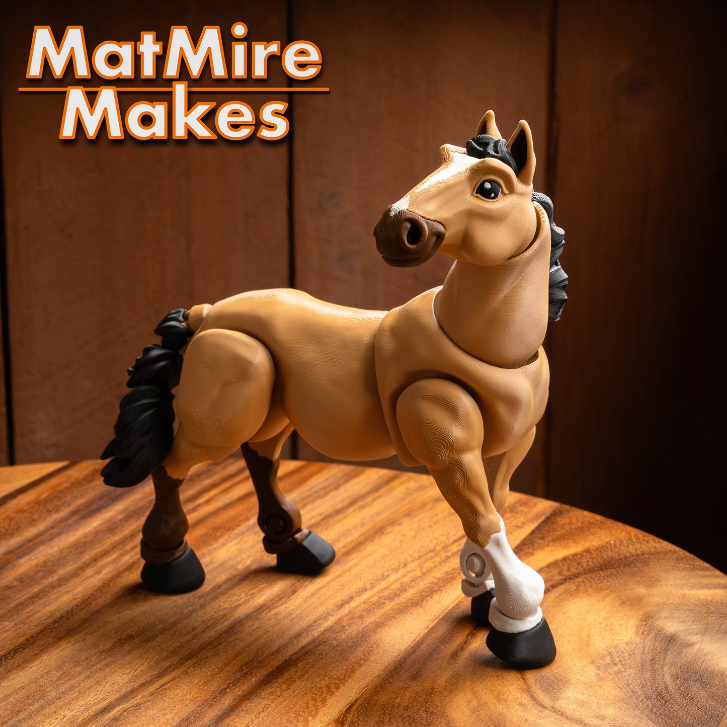 Horse — 3D Printed Collectible (Color Options!)
