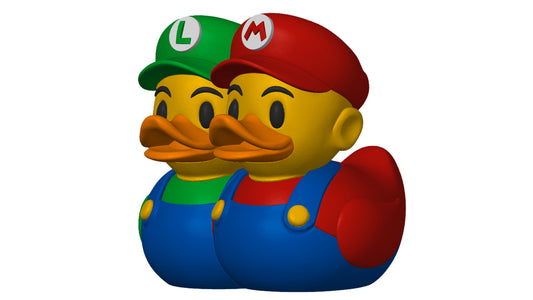 Set of Mario & Luigi Ducks