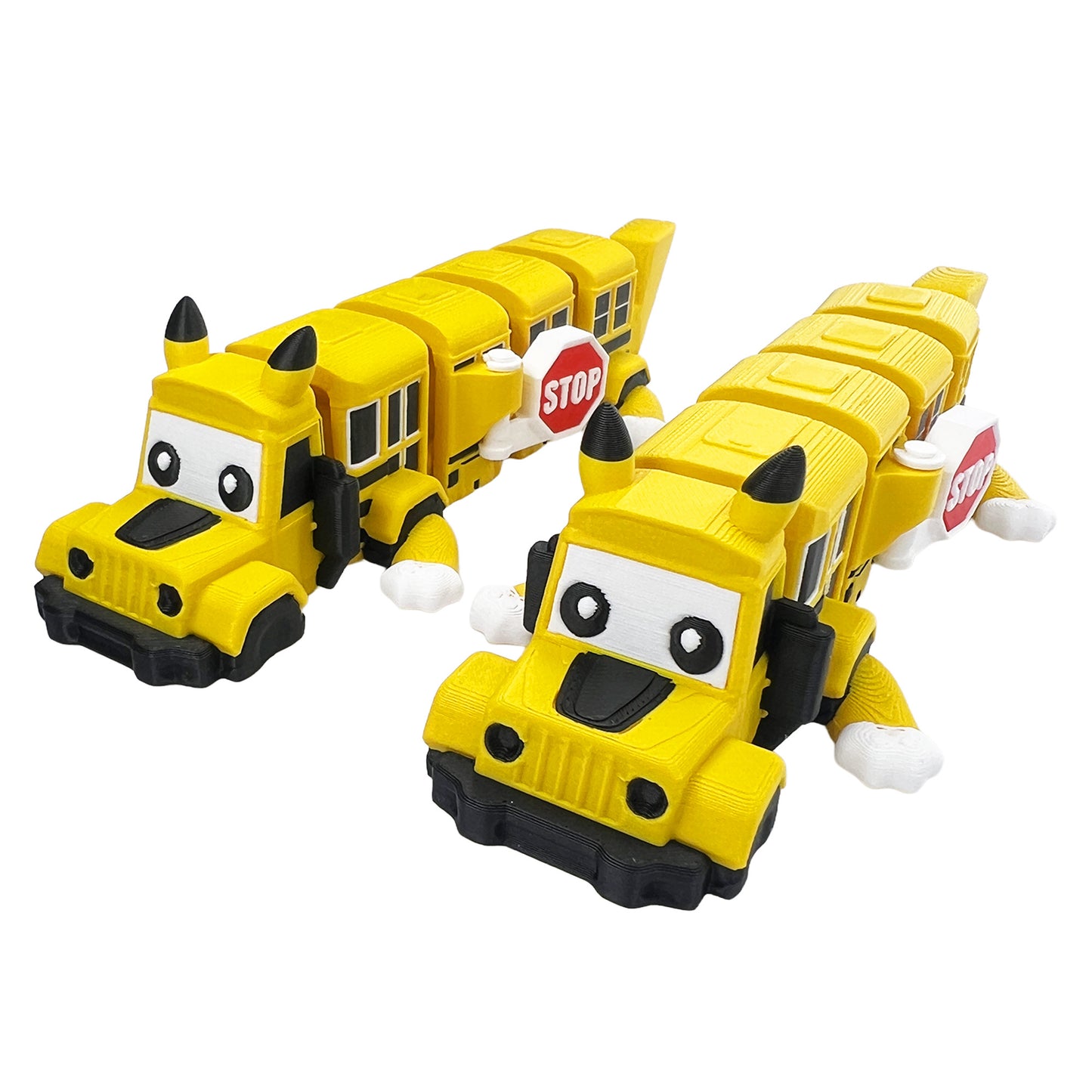 School Bus Dragon – 3D Printed Collectible