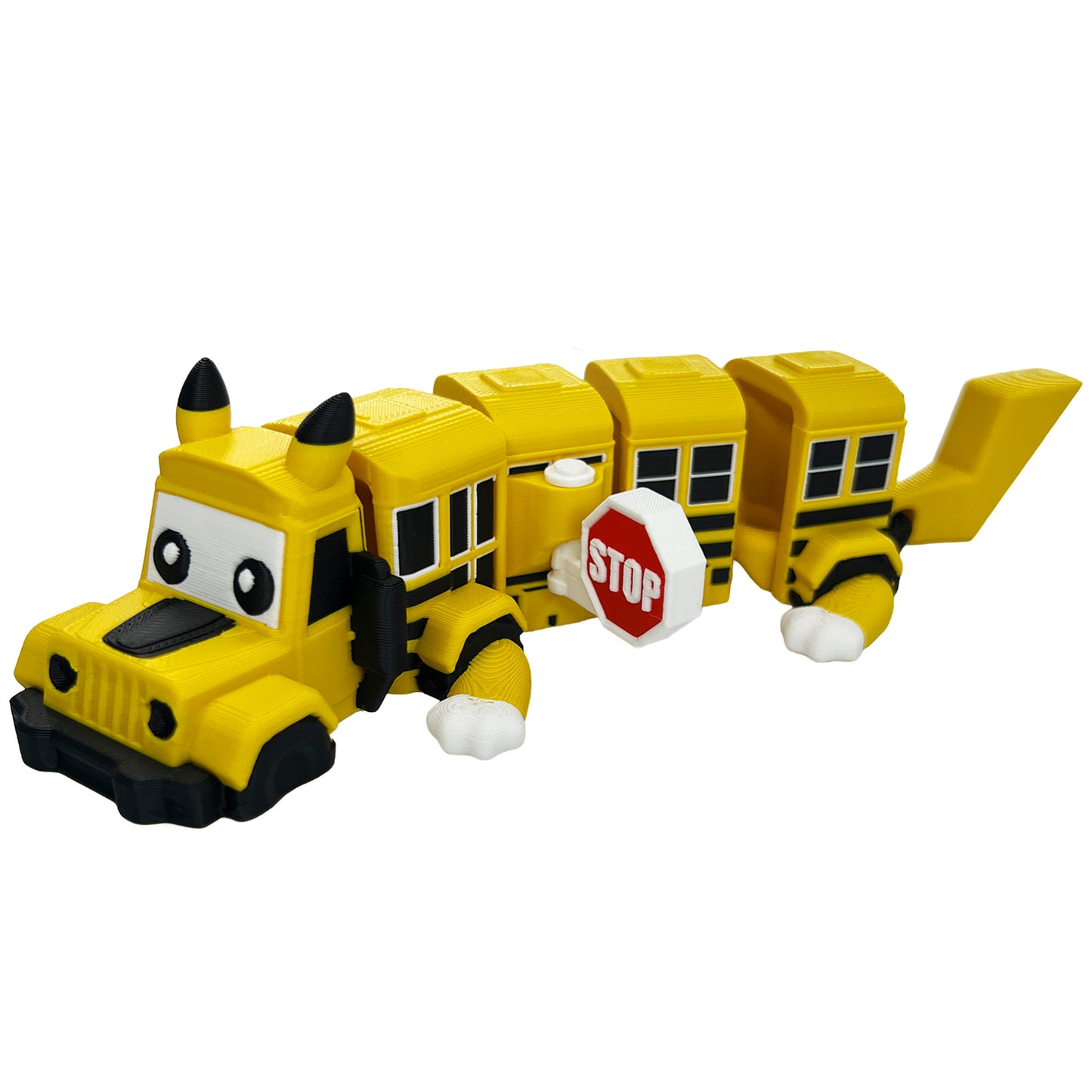 School Bus Dragon – 3D Printed Collectible