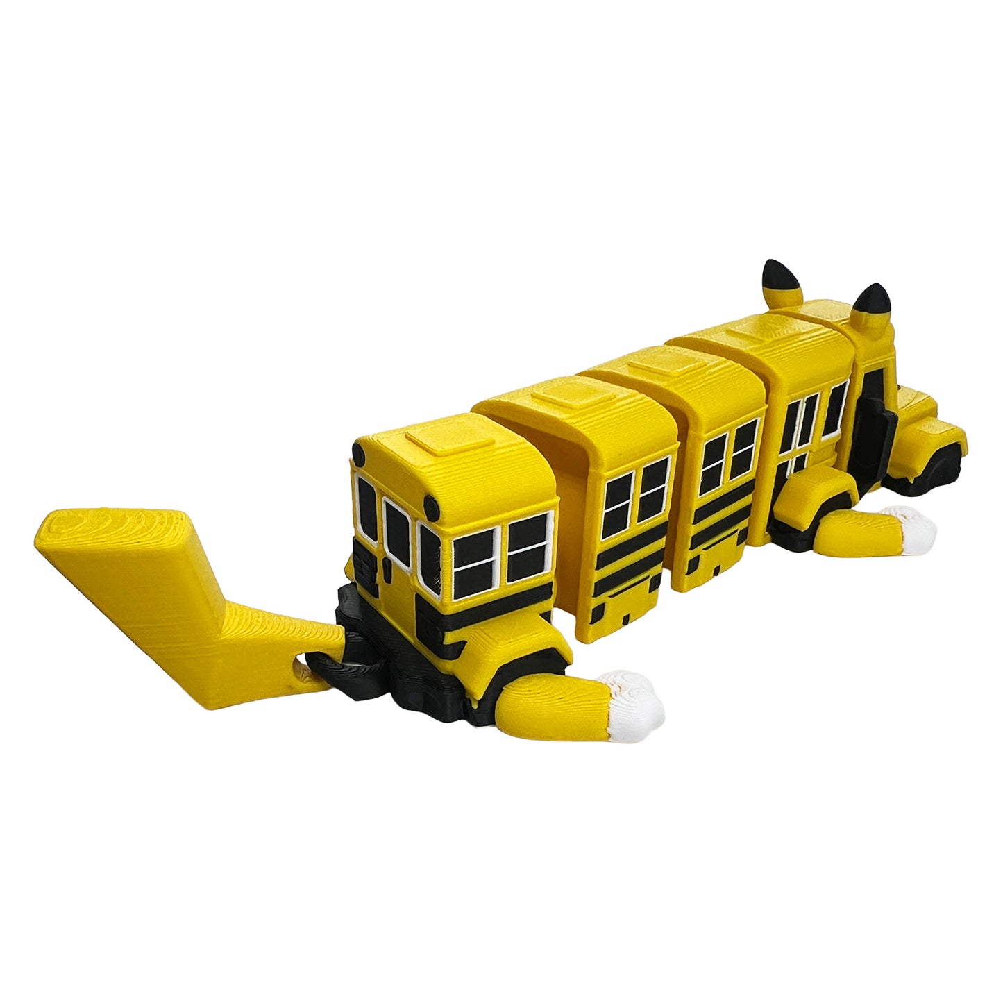School Bus Dragon – 3D Printed Collectible