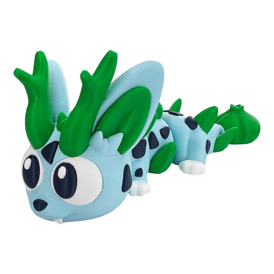 Grass Mouse Dragon – 3D Printed Collectible