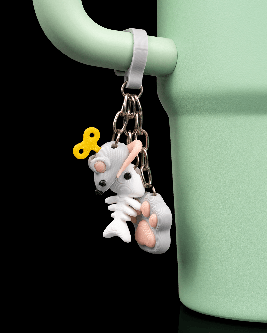 Pawsitively Hydrated – Straw Topper & Charm