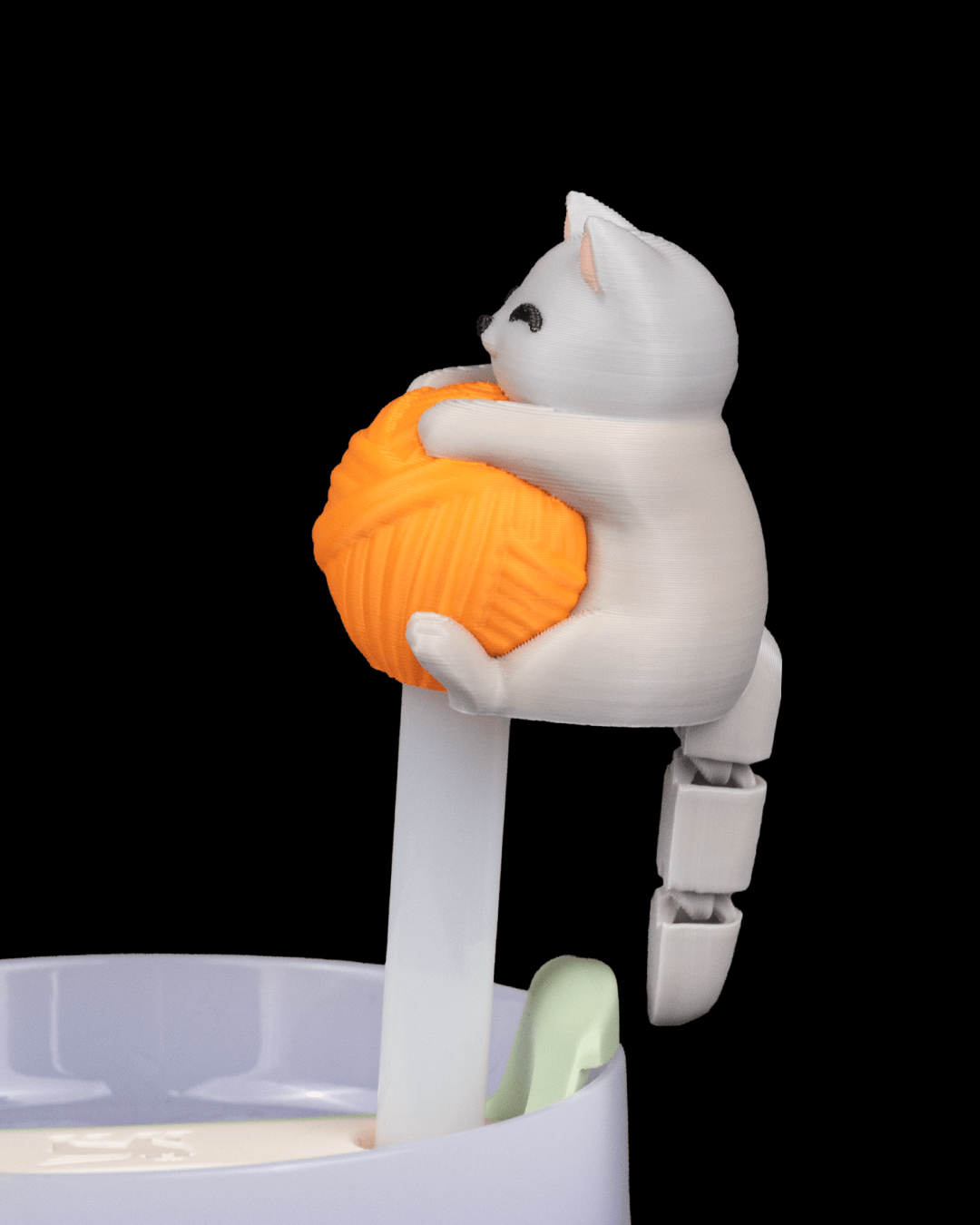 Pawsitively Hydrated – Straw Topper & Charm