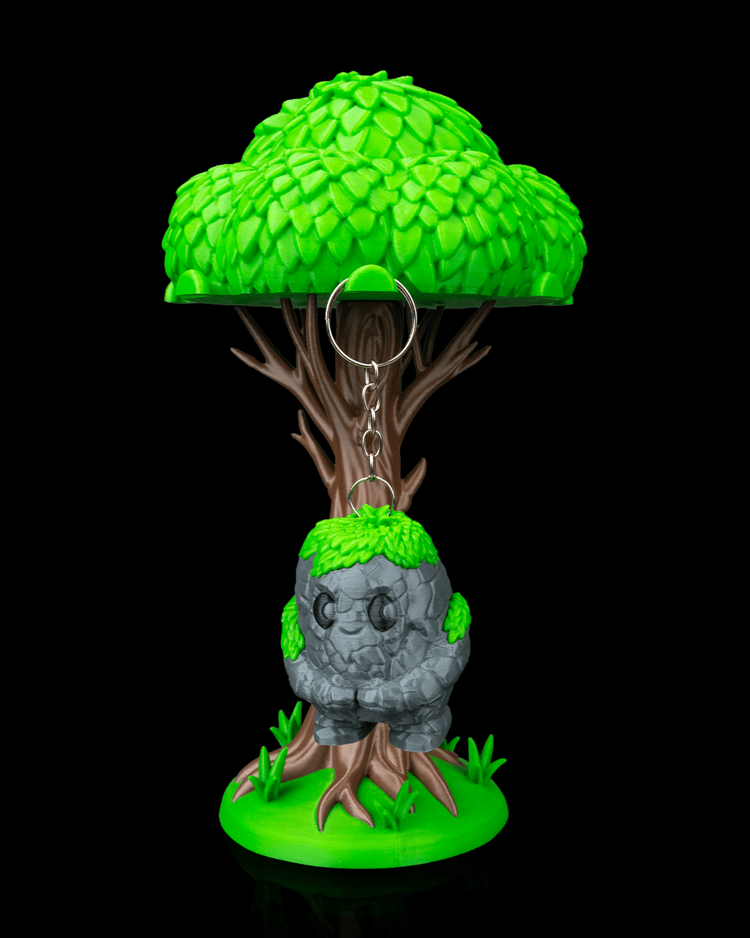 🪨 Pebbi, the Stone Spirit Keychain or Bookbag Charm