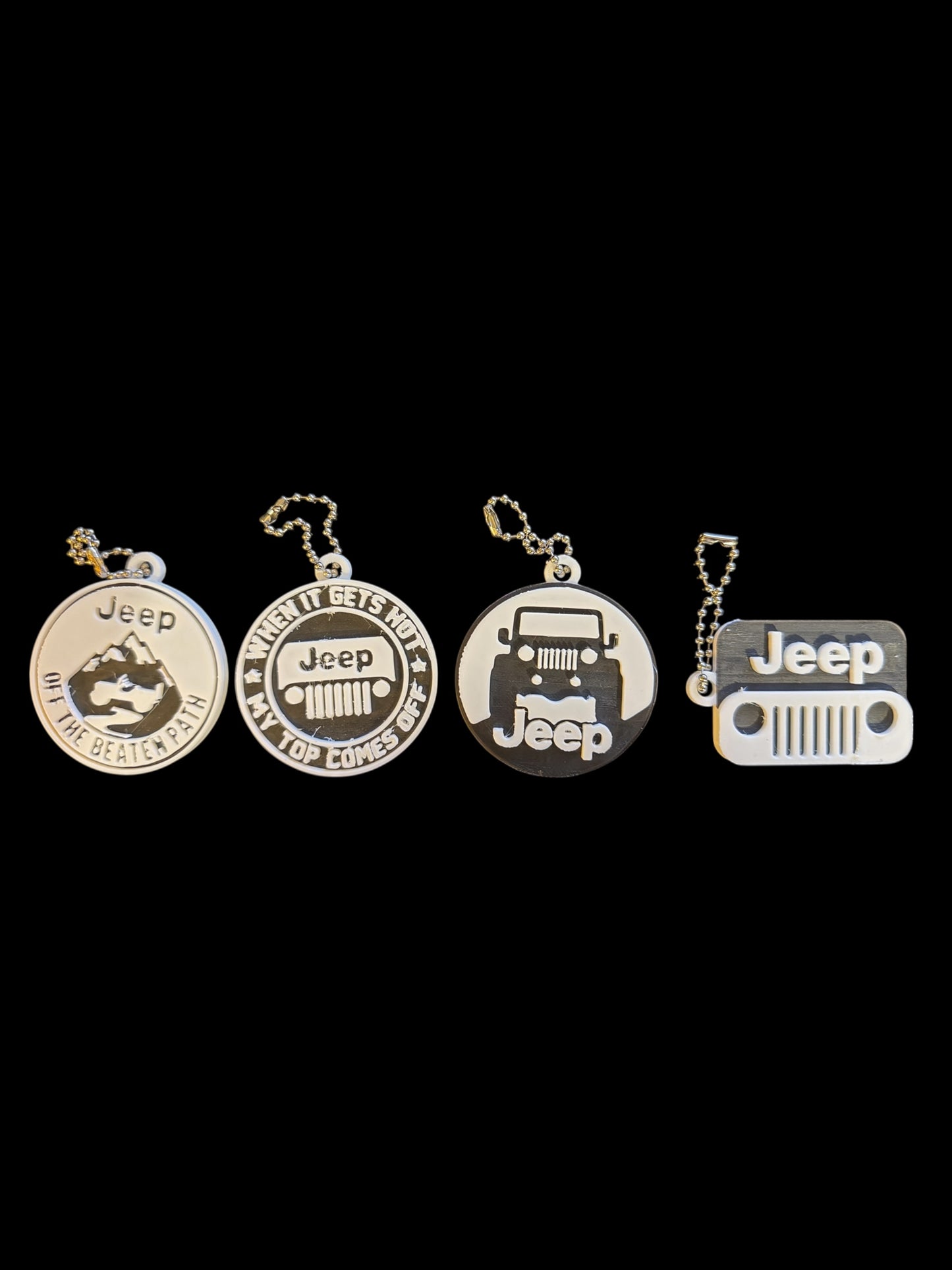 Jeep Keychain Set – Set of 4