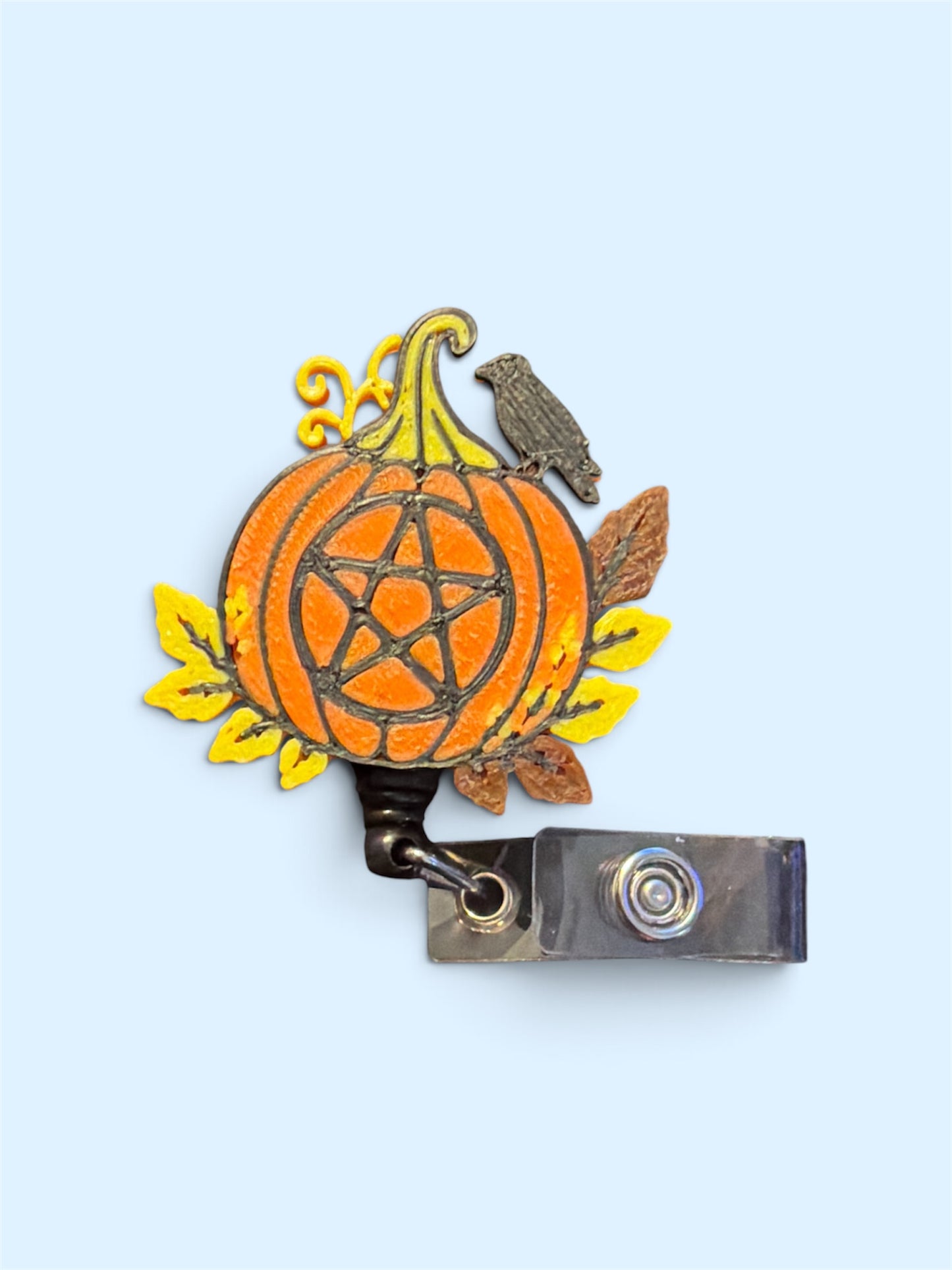 Halloween Badge Reel Collection – Spooky Style for Your Workday!