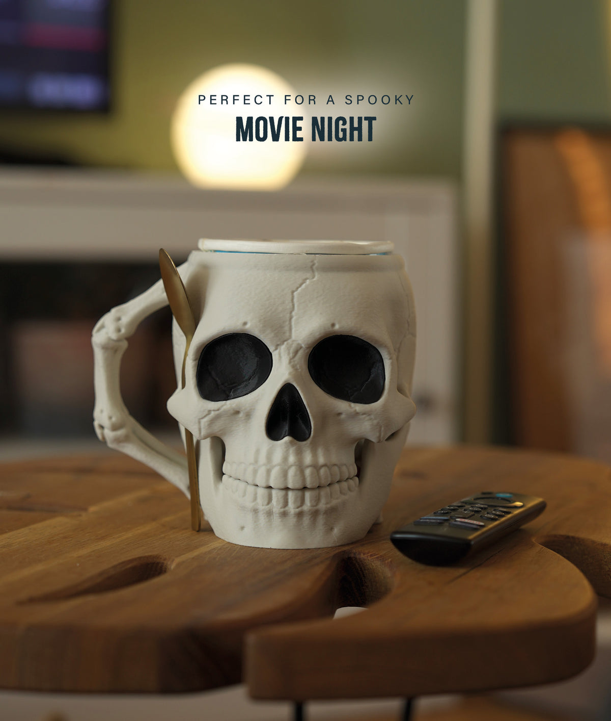 Skullivan the Ice Pint Holding Skull